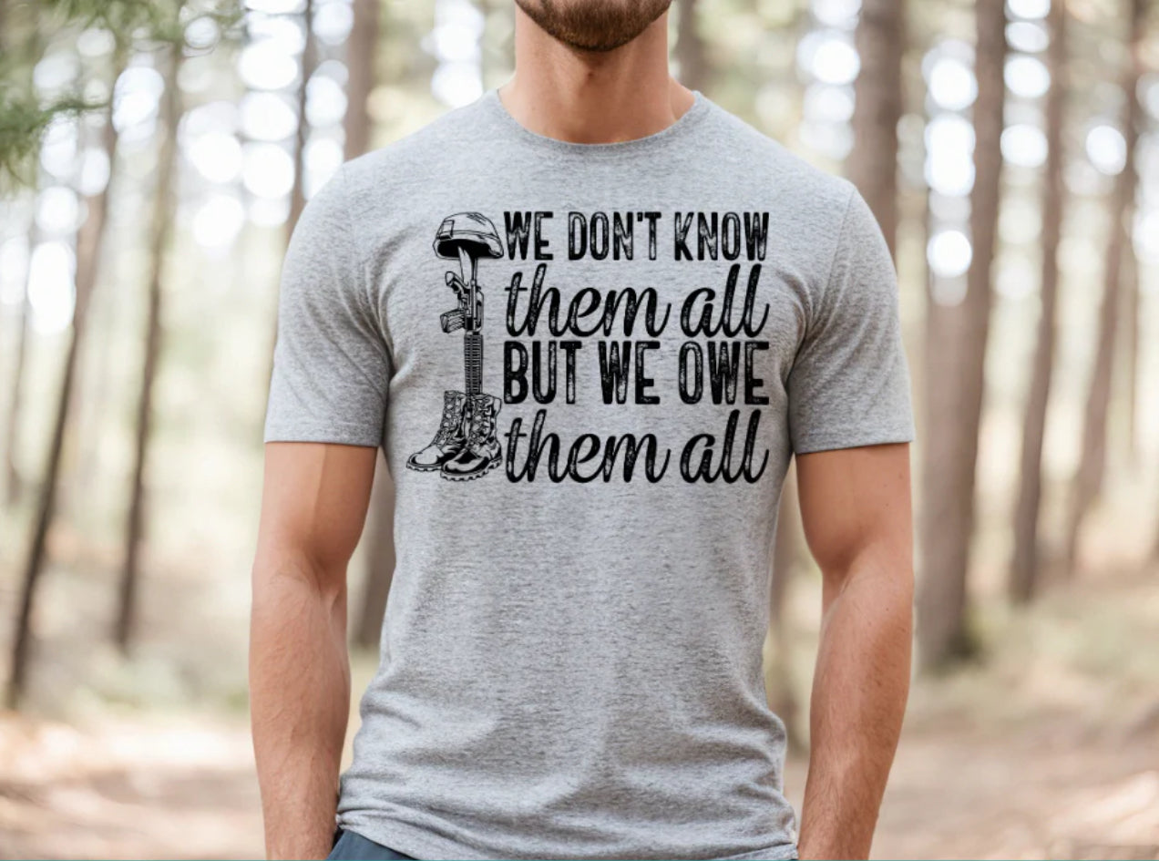 We don’t know them