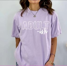 Adult-ish screenprint transfer