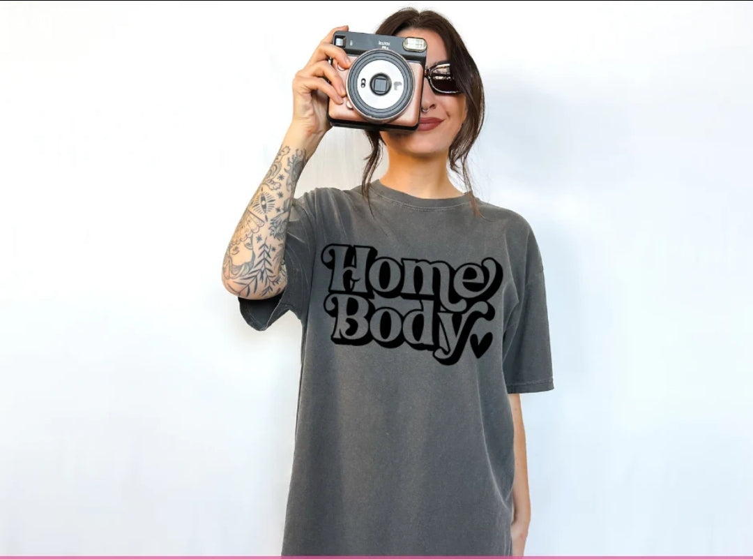 Homebody screenprint transfer