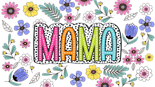 Mama floral 16oz wrap