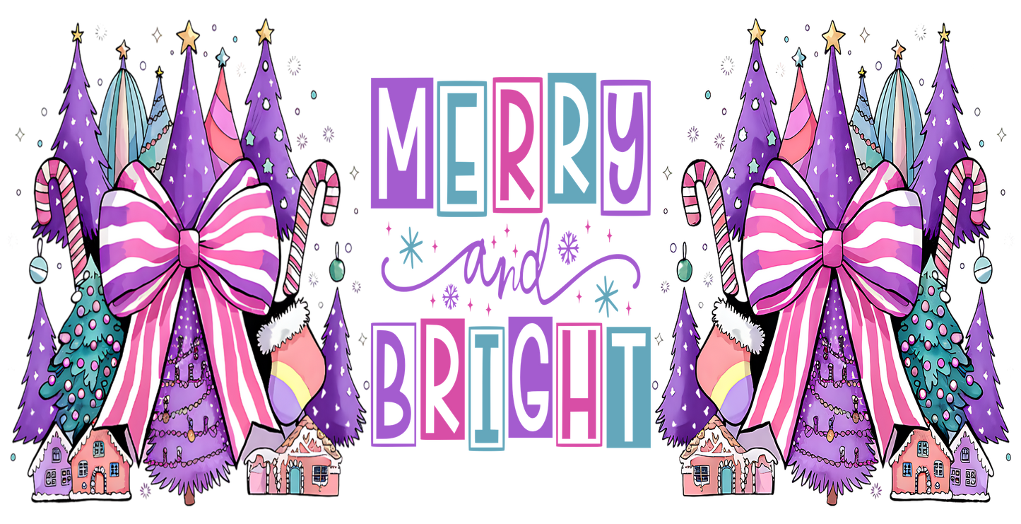 Merry and Bright 16 oz uvdtf wrap
