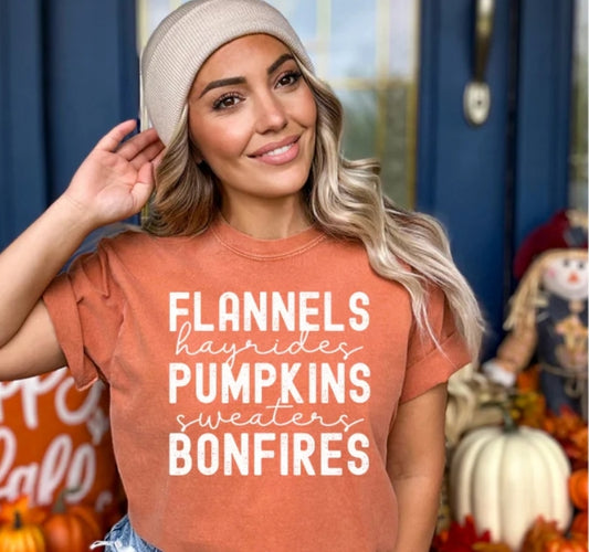 Flannels, Pumpkins, Bonfires