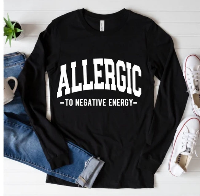 Allergic to negative energy