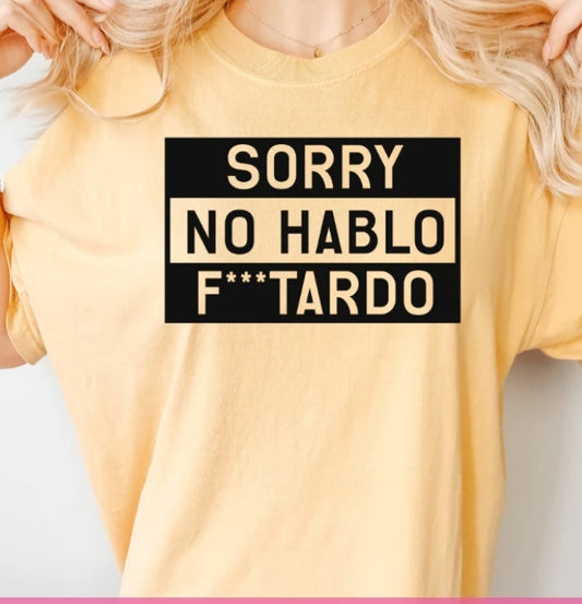 Sorry no halloween screenprint transfer