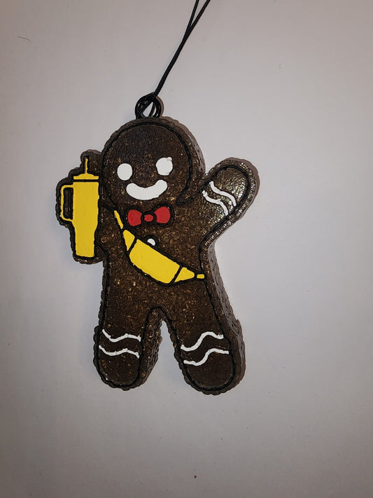 Gingerbread car freshie